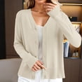 thumbnail image 2 of Ruyang Cardigan Sweaters for Women Lightweight 2024 Fall Cropped Cardigan Button Up Crochet Cardigan Outfits Cute Clothes, 2 of 9