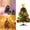 Multicolor, variant on 100Fens LED Artificial Small Mini Christmas Tree Tabletop Desk Ornaments Home Decor