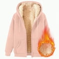 thumbnail image 5 of Towmus Zip up Hoodies for Women Oversized Solid Color Hood Sweatshirt Warm Winter Coats with Pockets S-3XL, 5 of 5