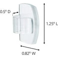 thumbnail image 2 of Clear Cord Clips, 13 Clips, 16 Strips - Easy to Open Packaging, Organize Damage-Free, 2 of 7