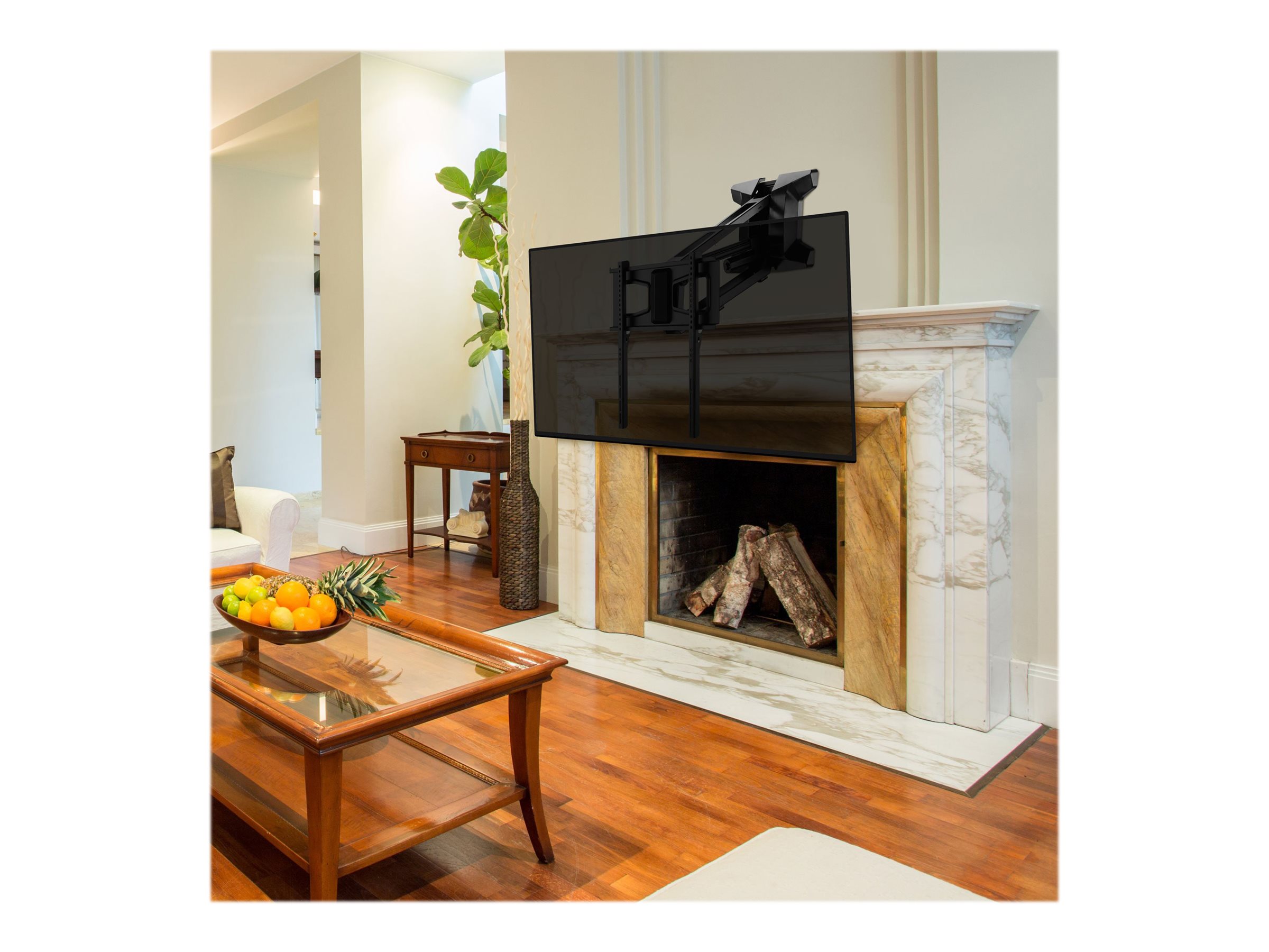 Mount-lt! Motorized Above Fireplace Mantel TV Wall Mount,  Fits 37"-70"  TV's, Capacity 77 Lbs., Includes Remote