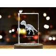 thumbnail image 3 of Stegoceras Dinosaur 3D Engraved Crystal 3D Engraved Crystal Keepsake/Gift/Decor/Collectible/Souvenir, 3 of 6