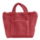 thumbnail image 1 of Hukapapa Bolso De Hombro De Felpa Bolso De Mano Grande Bolso De Piel Sintética Compras Citas Bagrose rojo, 1 of 5