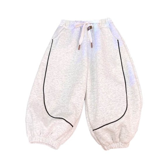NOEGOEU Boys Sweatpants Kids Clothes Athletic Casual Joggers Pants Sweats with Pockets Drawstring (Light Gray,9-12 Months)