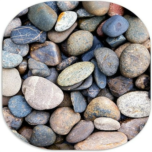 Mouse Pad, Mini Mousepad, Marble Mouse Pads, Mouse Pads for Desk Office Laptop Round Mouse Pad Computer Mouse Pad with Non-Slip Base Small Mousepad 6×7 inches (Stone)
