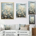 thumbnail image 4 of Designart "Breeze Among Beige Wildflowers II" Wildflowers Floater Framed Canvas Wall Art, 4 of 5