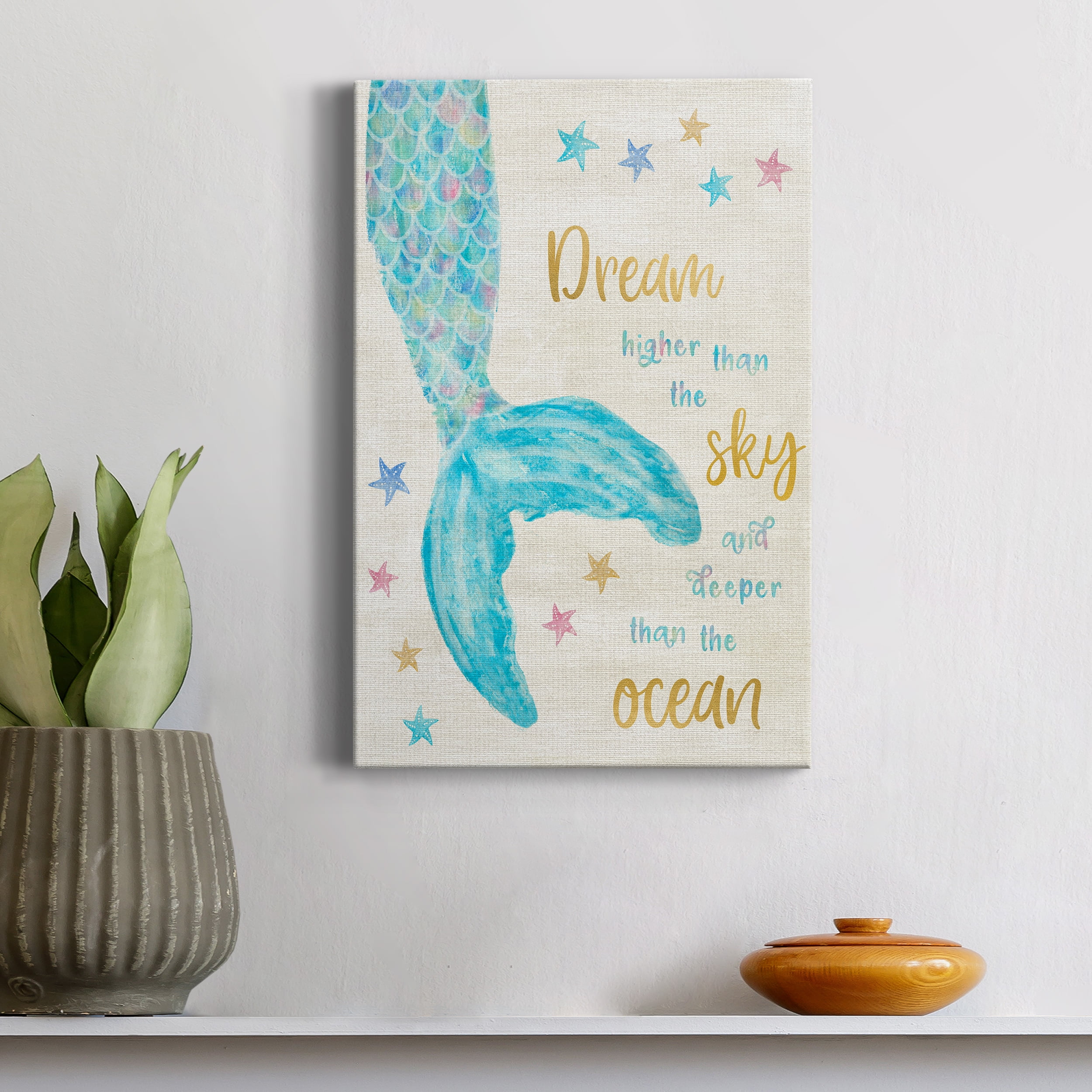 Mermaid Dream Premium Gallery Wrapped Canvas - Ready to Hang - 40 x 60