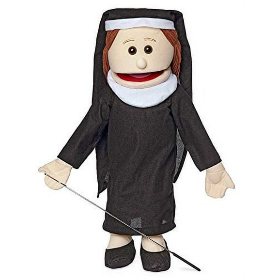 25" Nun, Peach, Full Body, Ventriloquist Style Puppet
