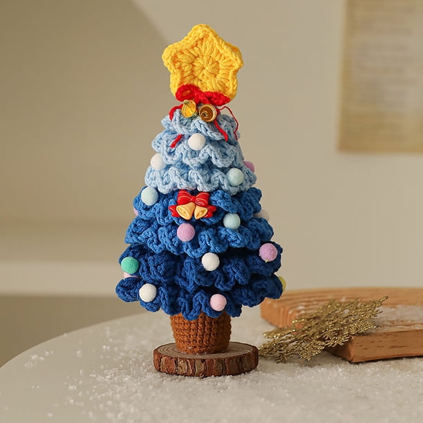 Adorno navideño artesanal | Miniadorno navideño pequeño y bonito | Decoración artesanal en miniatura ligera para árboles, coronas, repisas y envoltura de regalos | Un toque festivo de temporada
