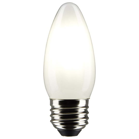 Satco 4w B11 LED 3000K Medium Base Frosted Dimmable - 40w equiv
