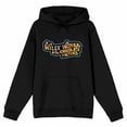 thumbnail image 3 of Willy Wonka & the Chocolate Factory Gold Logo Men's Black Sweatshirt-6XLB, 3 of 5