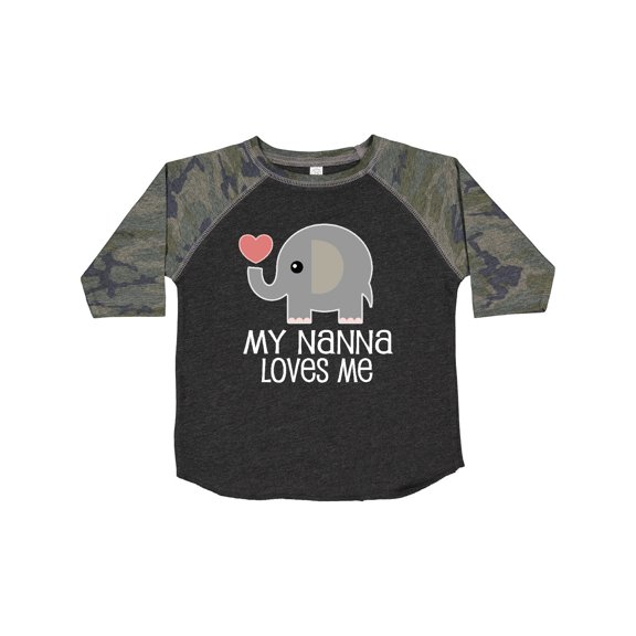 Inktastic Nanna Loves Me Grandchild Boys or Girls Toddler T-Shirt