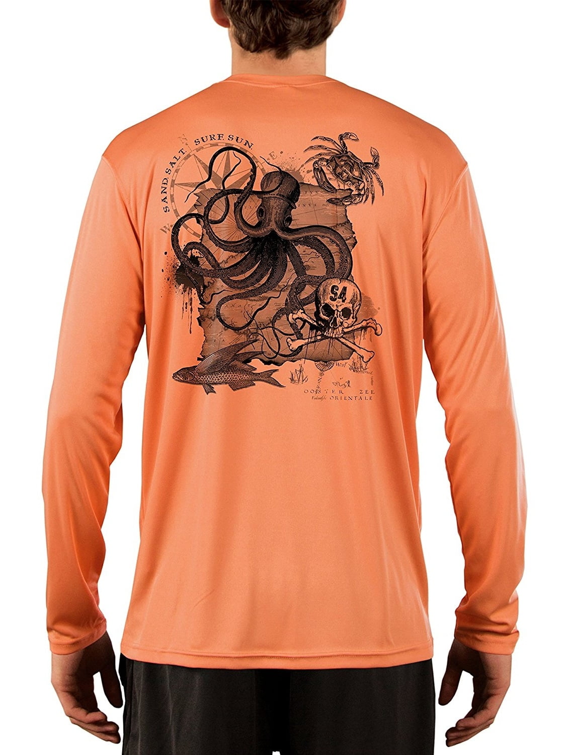 Sand Salt Surf Sun SAND.SALT.SURF.SUN Vintage Ocotpus Men's UPF 50