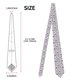thumbnail image 2 of Fotbe Lavender Flowers Corbata Clásica para Hombre con Estampado – Corbata de Seda Jacquard Tejida, para Negocios, Bodas y Eventos Formales, 2 of 7