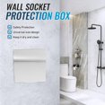 thumbnail image 3 of Nestingho De Inoxidable Para Interruptor Con Protección Impermeable Para Uso Doméstico, 3 of 8