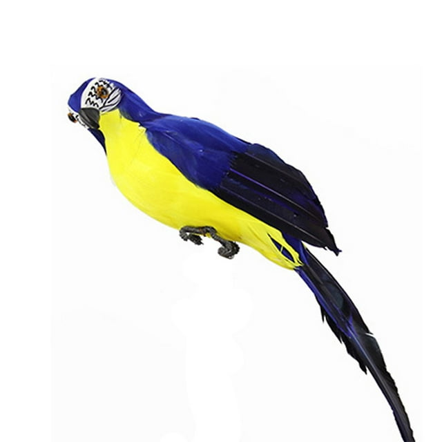 POINTERTECK 1Pcs Simulation Parrot Window Gardening Decoration Bird Foam Feather Parrot Home Decoration