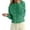 Green, variant on Women Jacket Heart Buttons Knitted Sweater Solid Long Sleeve Cropped Cardigan Outerwear Trendy Clothes
