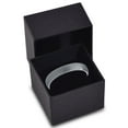 thumbnail image 3 of Tungsten Wedding Band Ring 4mm for Men Women Blue Grey Domed Brushed Lifetime Guarantee, 3 of 4