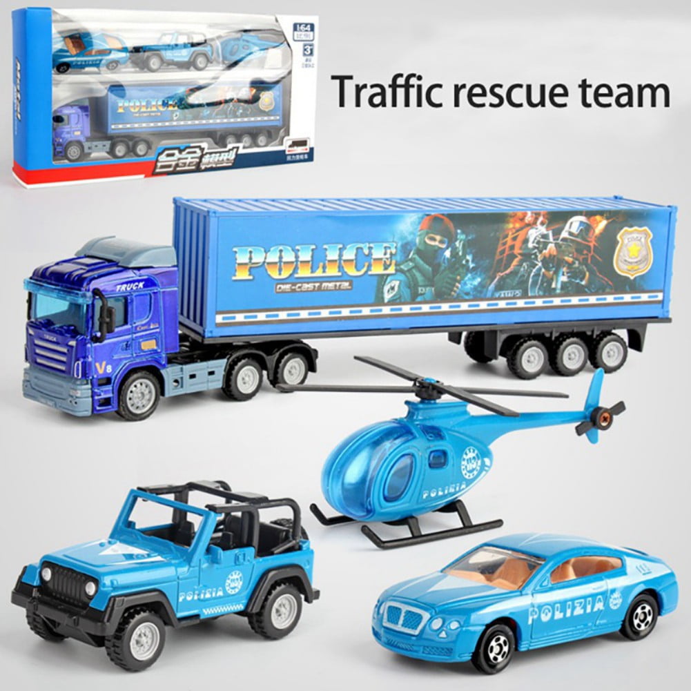 Boys Transport Vehicle Toys Car Carrier Vehicle Toy Set, Kids Toys Truck Car Toys Set for Age 3