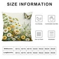 thumbnail image 5 of Nawypu Spring Floral Throw Pillow Covers Garden Flower Butterfly Decorative Pillows for Couch Sofa Garden Patio Decor, 5 of 5