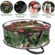 thumbnail image 3 of 4 bolsas de almacenamiento transparentes para coronas navideñas, contenedor de almacenamiento de coronas navideñas de 24x8 pulgadas, protector de coronas de PVC resistente con asa (negro), 3 of 5