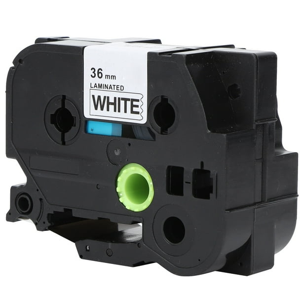 Cinta De Etiquetas, Cinta Laminada, Blanca Se Adapta A La Cinta De Etiquetas TZe De Gran Funcionalidad Para Impresora De Etiquetas De Supermercado Brother TZe-261/661 PT-9700 The ANGGREK Laminated Label Tape