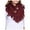 Red, variant on Women's Winter Warm Button Accent Cable Knit Infinity Scarf - YS3680 (Brown-SC801)