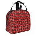 thumbnail image 2 of Disketp Snowflakes On A Buffalo Plaid Bolsa Térmica para Almuerzo para Hombre y Mujer, Ideal para Trabajo, Senderismo y Picnic, 2 of 8