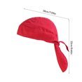 thumbnail image 2 of Chapeaux Bonnets Foulard Bandana Sec Unisexe Style Décontracté Bandana Protection Tête Nouée Hip Pop Couleur Unie Capuche Sports Extérieurs Cyclisme Randonnée rose Foncé, 2 of 5