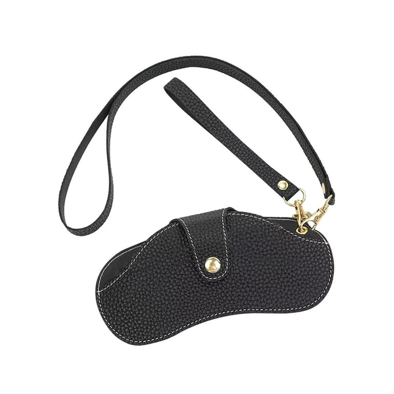 Sunglasses Case Eyeglass Bag Trendy with Detachable Handle