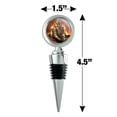 thumbnail image 6 of Undead Skeleton Knight Warrior Fantasy Wine Bottle Stopper, 6 of 9