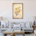 thumbnail image 3 of wall26 Floating Framed Canvas Wall Art for Living Room, Bedroom Vintage Flower Canvas Prints for Home Decoration Ready to Hang - 24x36 inches, 3 of 4