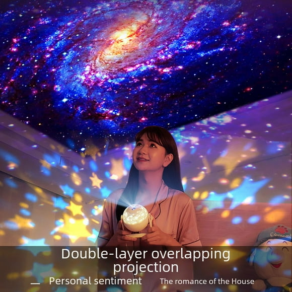 Starry Sky Projection Lamp Creative Rotating Atmosphere Lamp Starry Sky Projector High Definition Focusing Starry Sky Lamp.