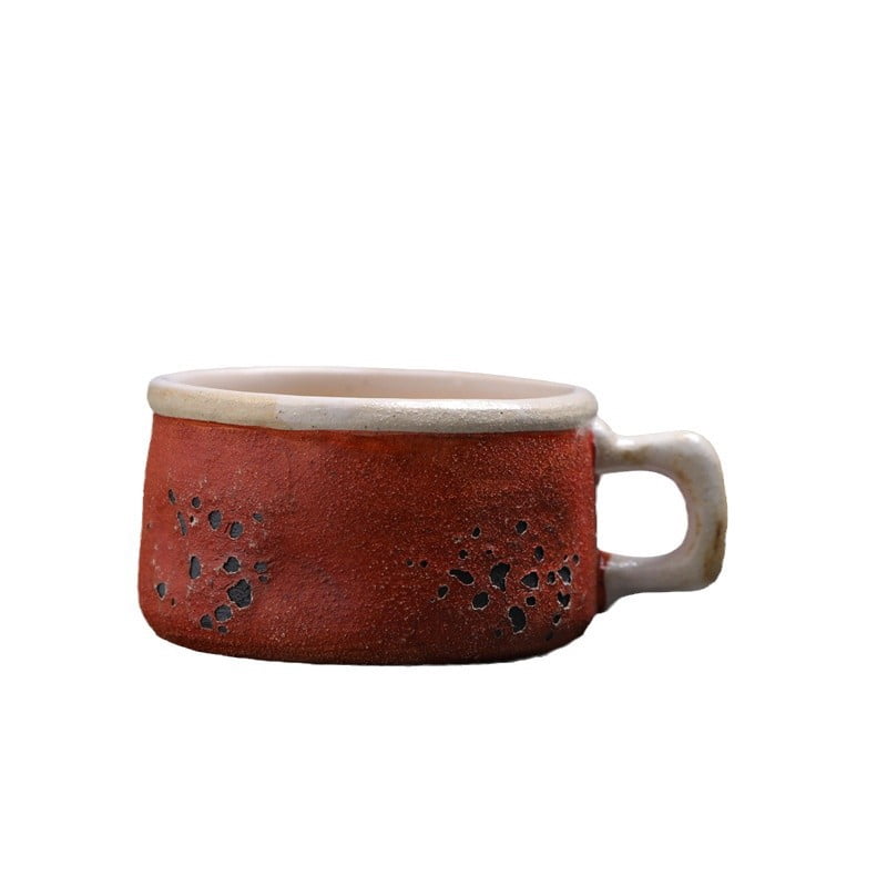 TL New Retro Vintage Ceramic Mug Creative Mug High-Value Espresso Cup Coarse Pottery Small Capacity