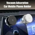 thumbnail image 2 of Ultra Strong N52 Magnetic Phone Holder, N52 Magnetic Phone Holder, Vacuum Suction Cup Car Mount, Ultra Vacuum Suction Cup Phone Mount 360° Adjustable Magnetic Suction Cell Phone Holder (Black-A), 2 of 7