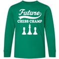thumbnail image 3 of Inktastic Future Chess Champ Game Champion Long Sleeve Youth T-Shirt, 3 of 5