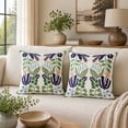 thumbnail image 6 of Sanmadrola Throw Pillow Covers Embroidered 18x18'' Boho Decorative Pillow Cover for Living Room Couch Sofa Bed Home Decor, 6 of 9