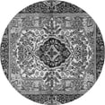 thumbnail image 1 of Ahgly Company Indoor Round Persian Gray Traditional Area Rugs, 4' Round, 1 of 1