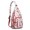 Red-11, variant on 4-Pockets Cross Body Bags for Woman Men,Cute Sea Life Sling Bag Chest Bag with Adjustable Strap Women's Crossbody Bags for Outdoors Hiking Traveling