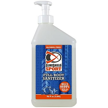 ElimiShield Sport Full Body Skin Sanitizer for Athletes Refill- Odor Eliminator Formula Kills Sweat, Odor, Bacteria (96