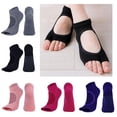 thumbnail image 2 of Calcetines de Yoga para Mujer Calcetines Agarre Antideslizante Ejercicio de Entrenamiento Baile de Barra , única Sunnimix Calcetines Gym Sport Yoga, 2 of 8