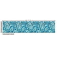 thumbnail image 2 of Ambesonne Blue Paisley Fabric by the Yard Upholstery, Flower Like Elements, 1 Yard, Sea Blue Almond Green, 2 of 4