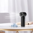 thumbnail image 4 of Fan Handheld Portable Handheld Turbo Fan Mini Handheld Fan Portable Fan for Travel Small Fan Handheld Fan Mini Handheld Turbo High Speed Small Fan USB Charged Iced Hanging Fan Portable Bladeless Fan, 4 of 5