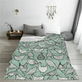 thumbnail image 5 of Pofeuu Retro Rooster4 Print Ultra-Soft Micro Fleece Blanket,for Bed Or Sofa,All Season Throw Blankets Flannel Blanket-50"x40", 5 of 7