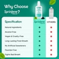 thumbnail image 4 of SprinJene Natural Alcohol and Fluoride Free Mouthwash, 100% Natural Non-Burning 32 oz, 4 of 7