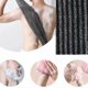 thumbnail image 2 of Toalla de ducha exfoliante Blissal, 3 piezas, paño exfoliante Blissal para mujeres y hombres, color negro, 2 of 5