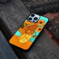thumbnail image 4 of FINCIBO Soft Rubber Protector Cover Case for Apple iPhone 13 Pro Max 6.7" 2021 (NOT FIT Apple iPhone 13 mini 5.4" 2021/iPhone 13 Pro 6.1" 2021/iPhone 13 6.1" 2021), Sunflowers Vincent Willem Van Gogh, 4 of 5