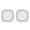 Sterling Silver, variant on Collection Round White Diamond Removable Jackets For Stud Earrings (0.40 ctw, Color I-J, Clarity I2-I3) in 10K White Gold