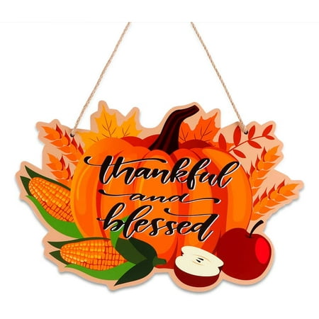 SICOHOME Thanksgiving Hanging Sign,8x 12.5