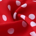 thumbnail image 6 of Maxi Dresses for Women Clearance Polka Dot Short Sleeve Summer Dresses with Belt Evening Party Holiday Elegant Ladies Wedding Guest Dress Beach Boho Hawaiian Dress Sundress Long Dresses, 6 of 7